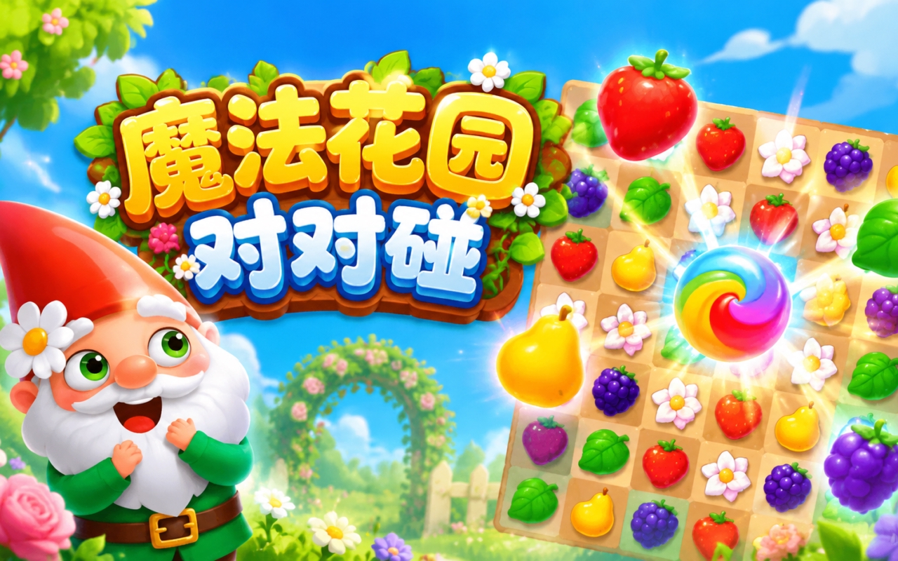 魔法花园对对碰