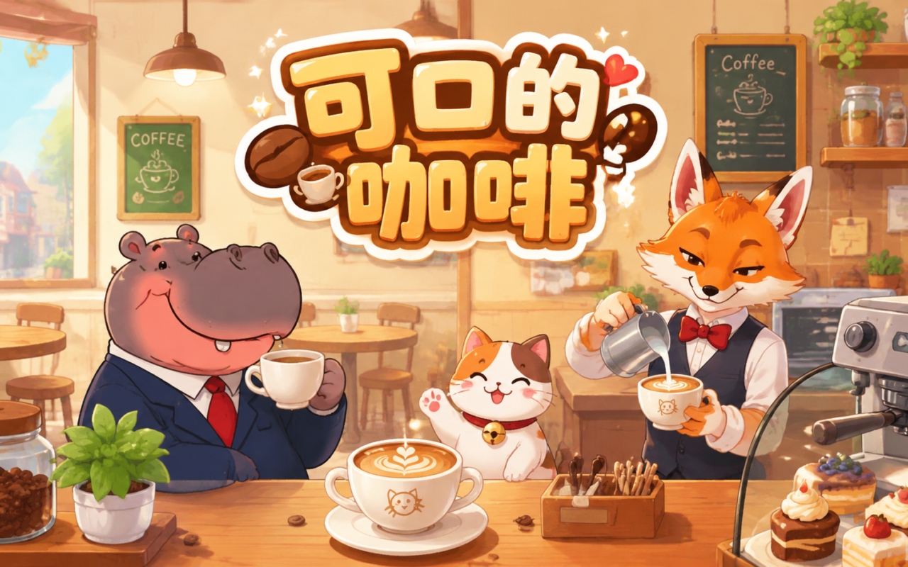 可口的咖啡