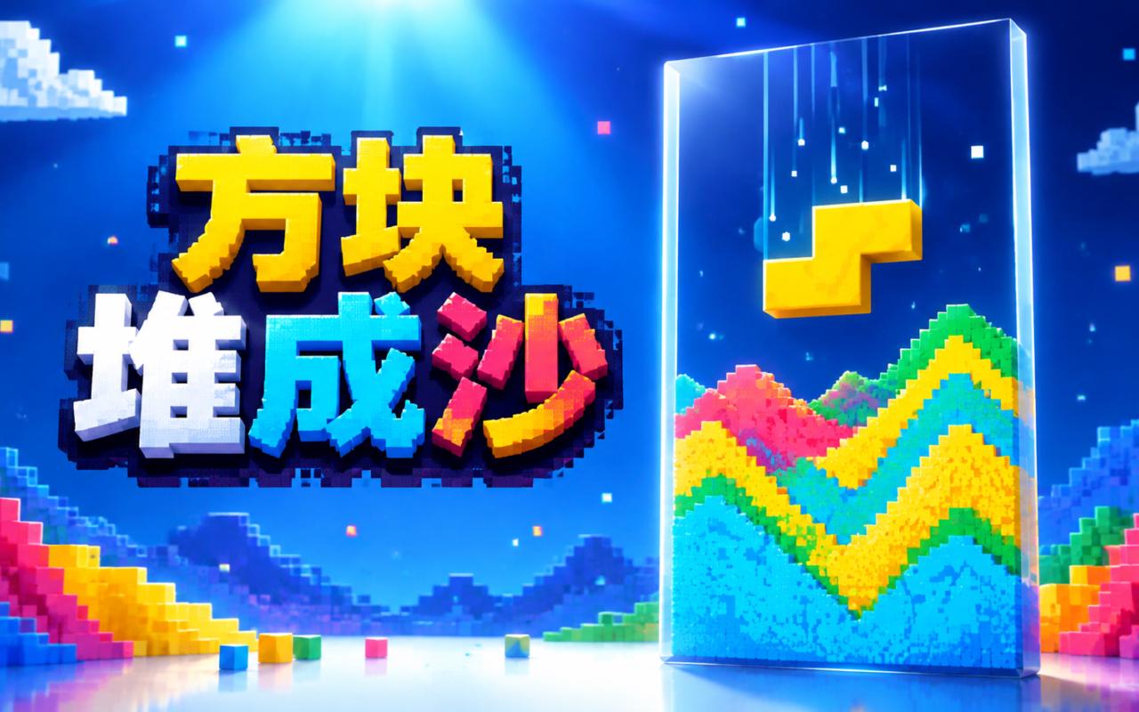 方块堆成沙