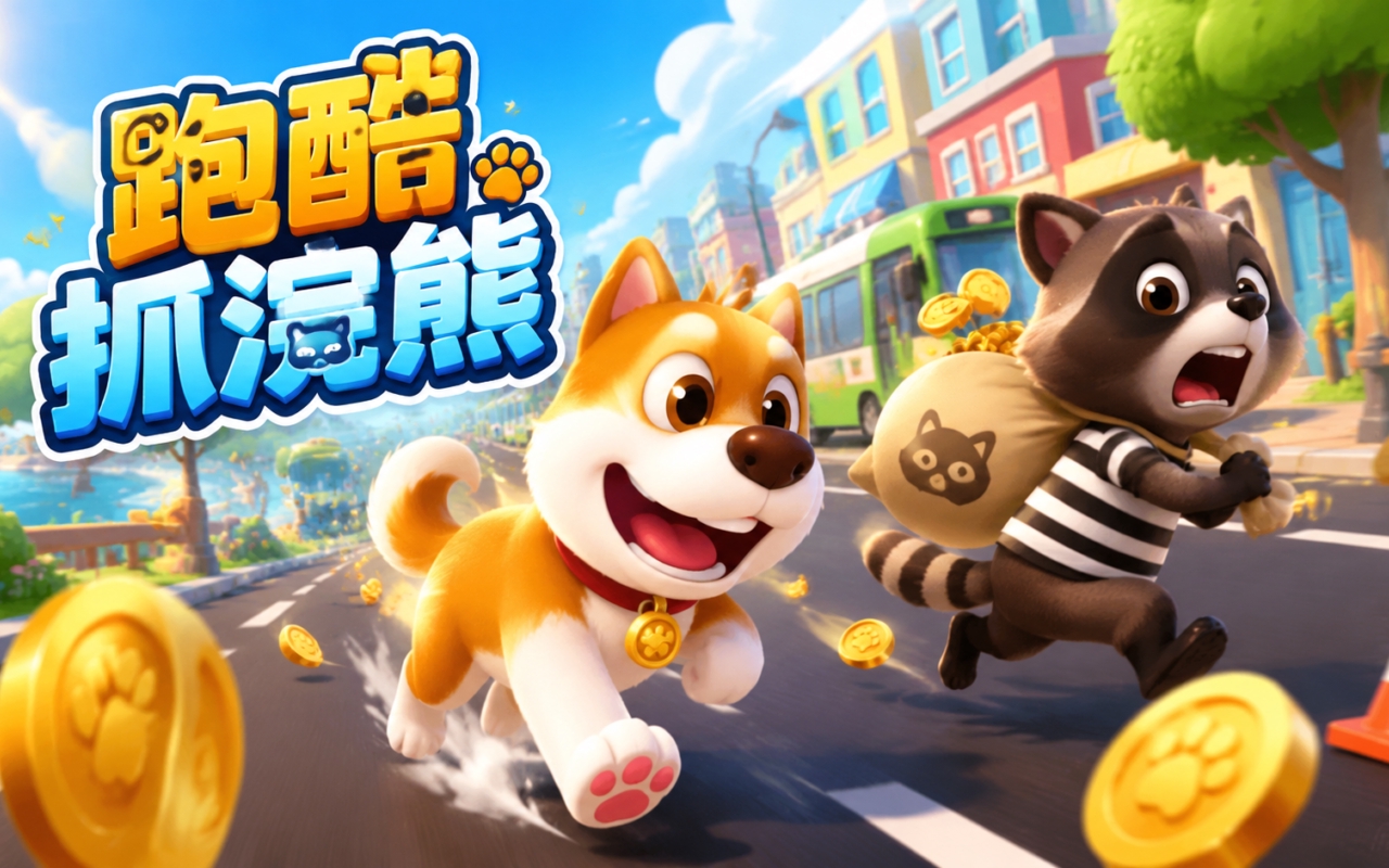 跑酷抓浣熊