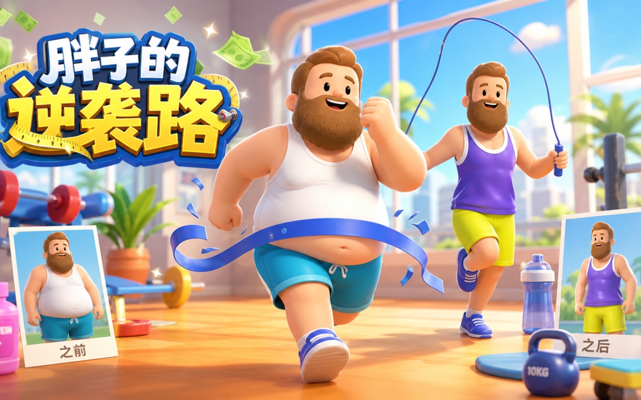 胖子的逆袭路