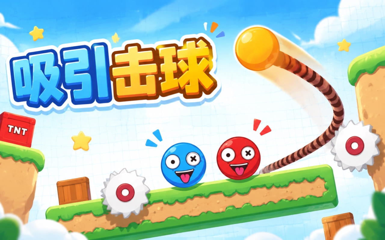 吸引击球