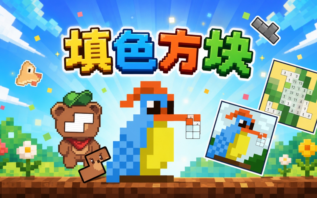 填色方块