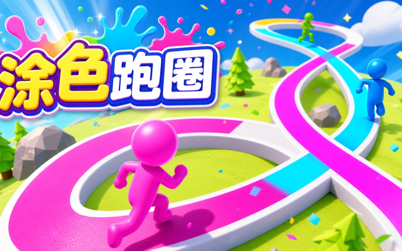 涂色跑圈