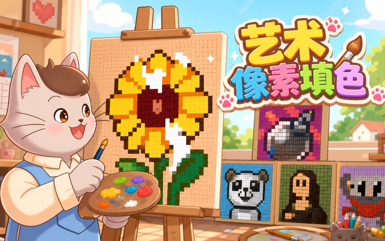 艺术像素填色