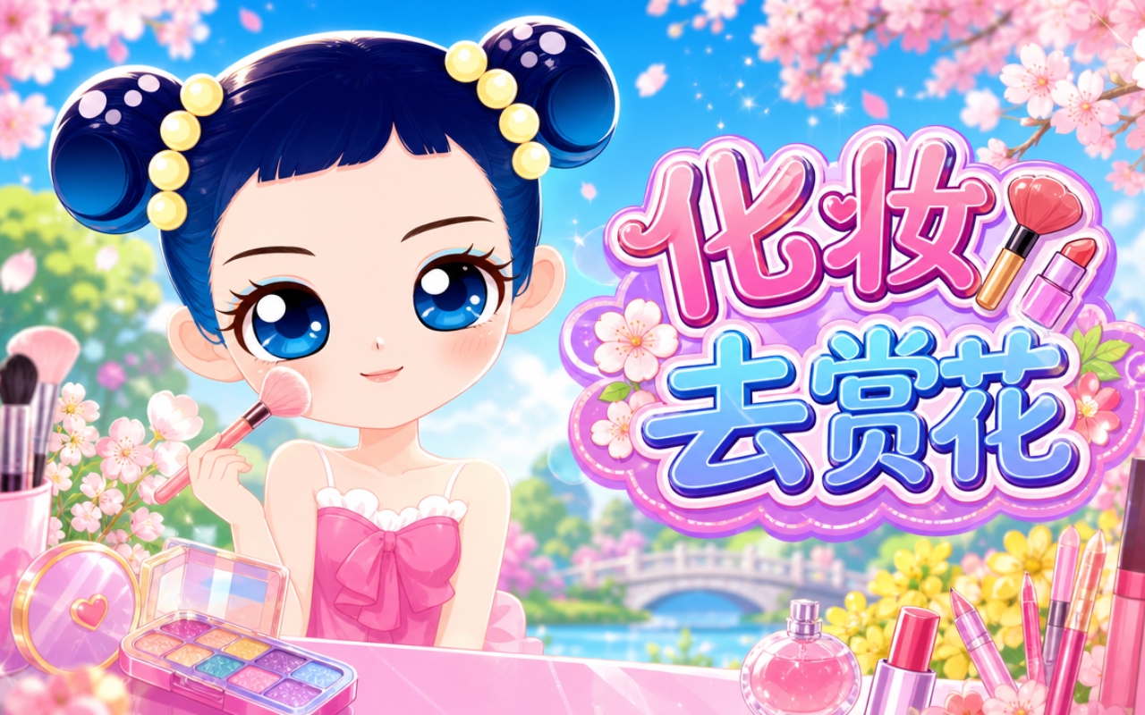 化妆去赏花