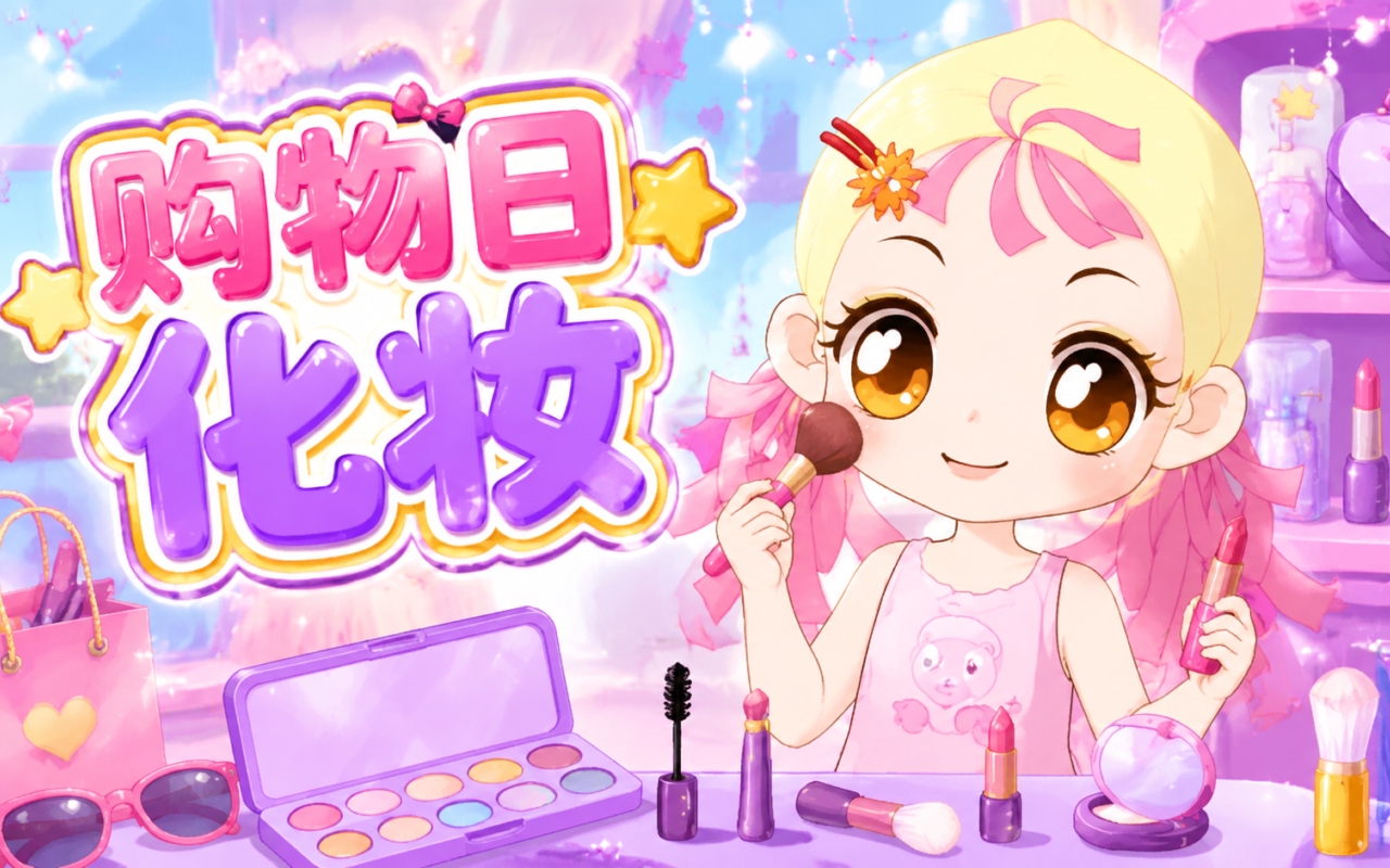 购物日化妆