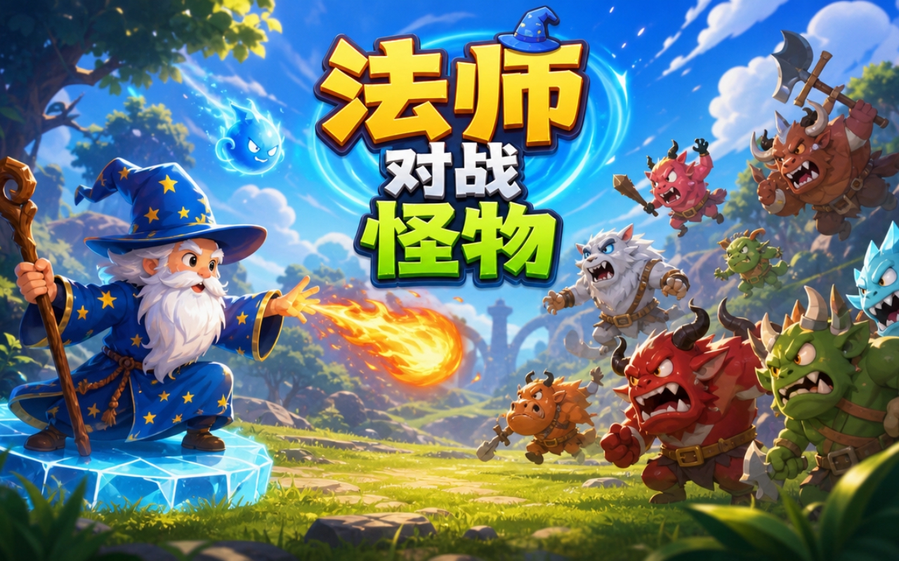 法师对战怪物