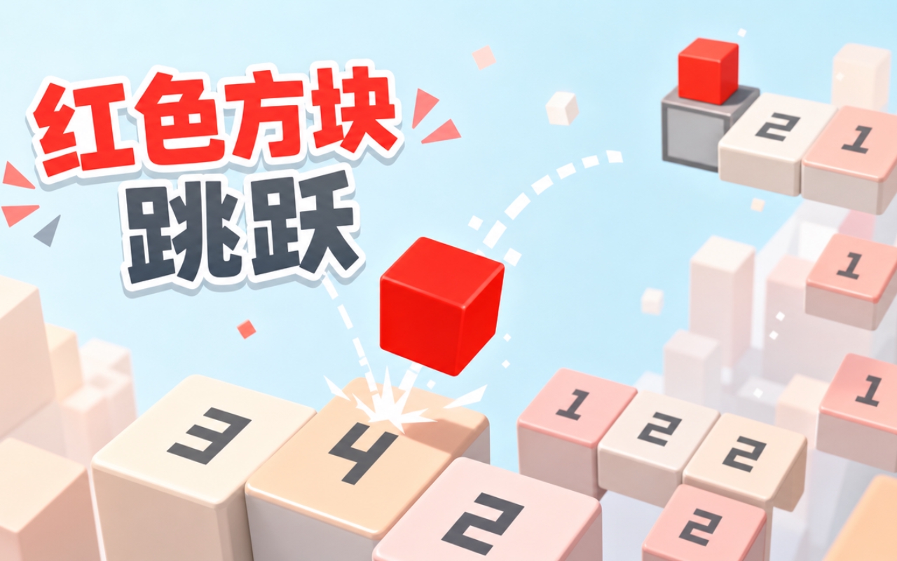 红色方块跳跃