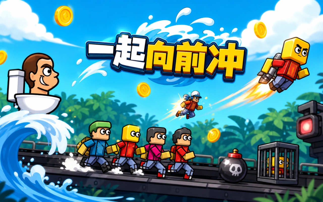 一起向前冲