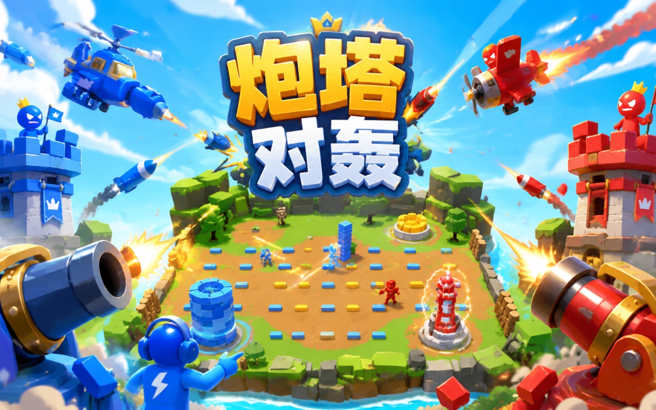 炮塔对轰