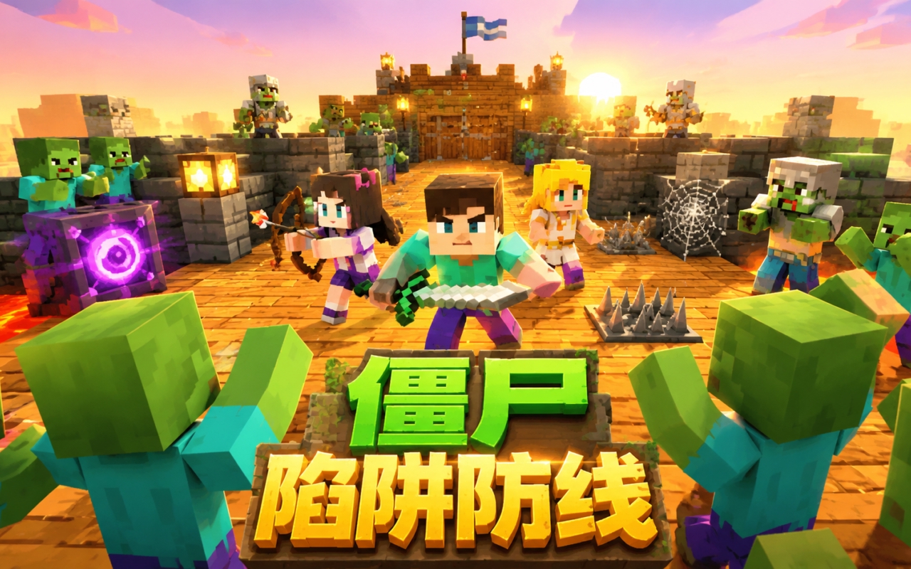 僵尸陷阱防线