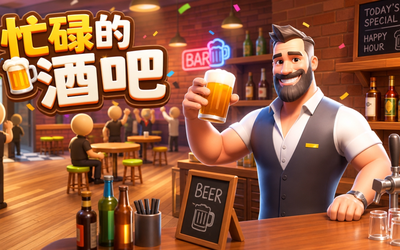 忙碌的酒吧
