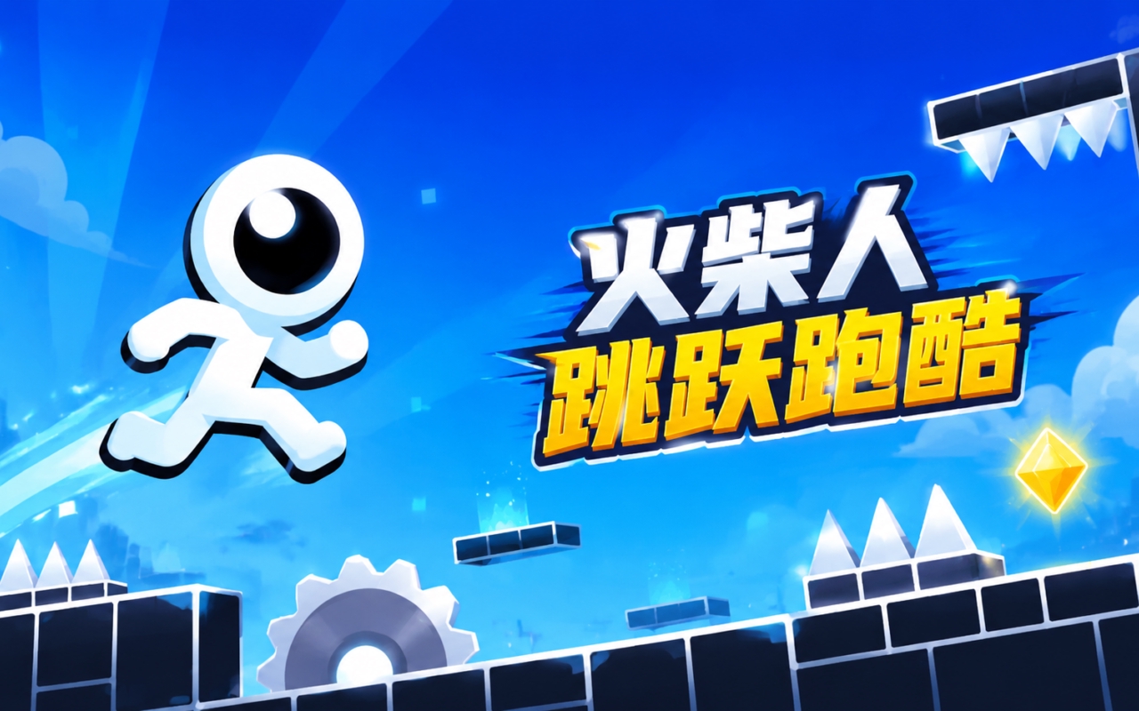 火柴人跳跃跑酷