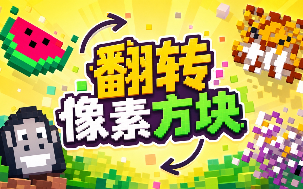 翻转像素方块