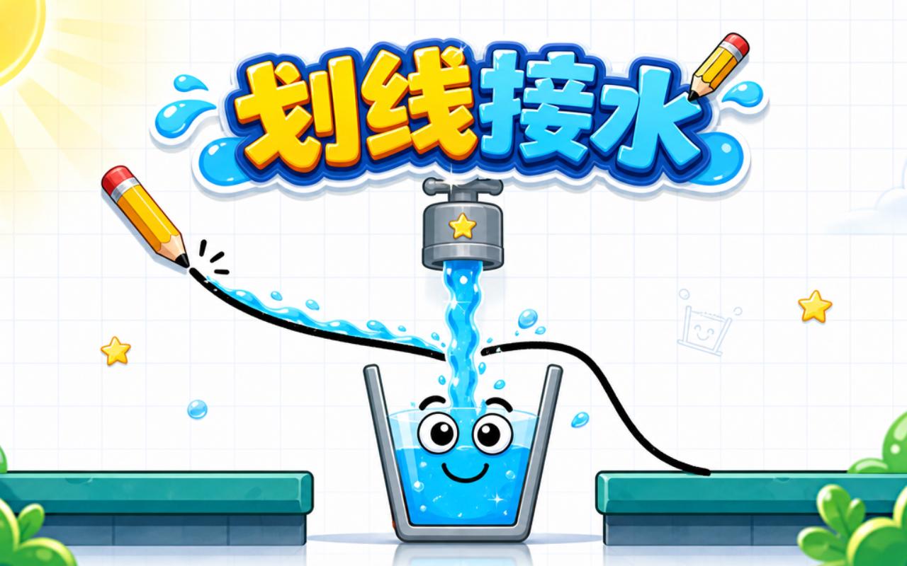 划线接水