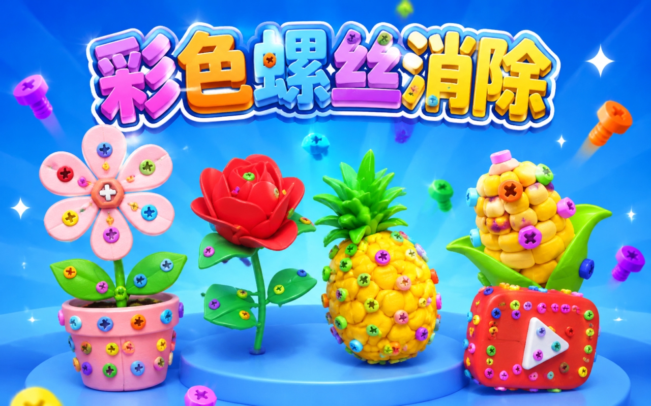 彩色螺丝消除
