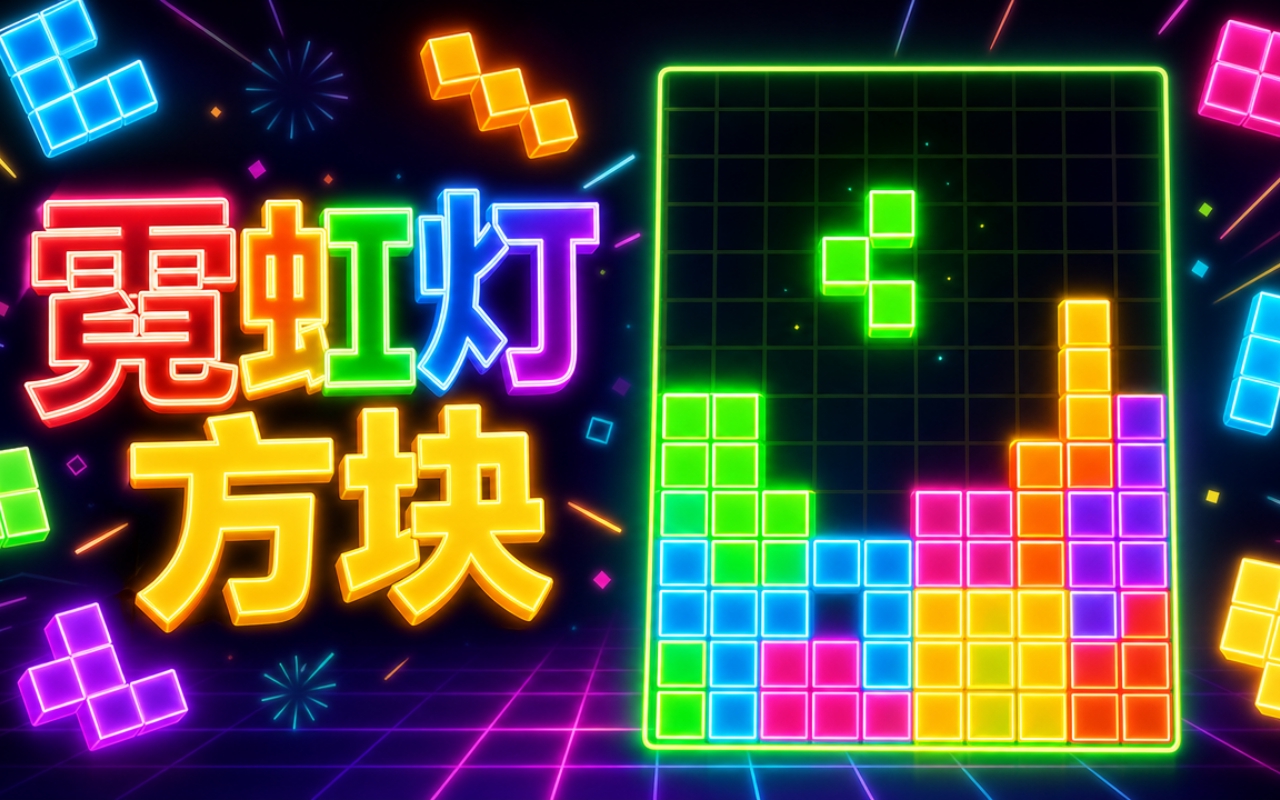霓虹灯方块