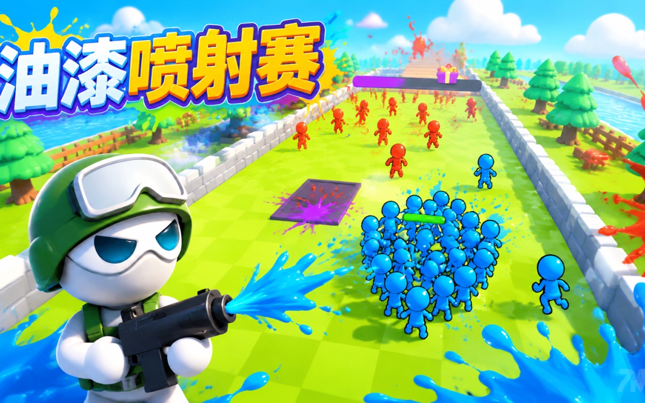 油漆喷射赛