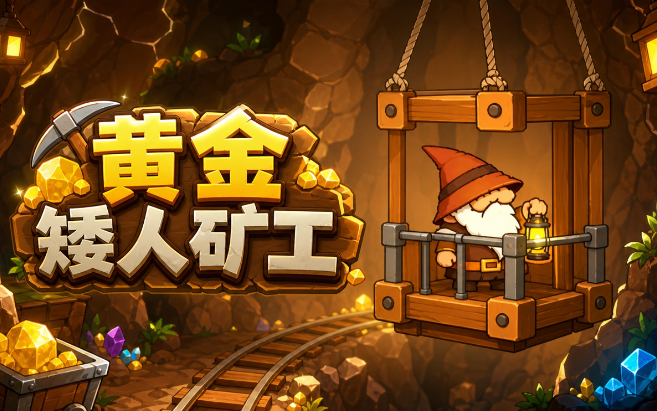 黄金矮人矿工