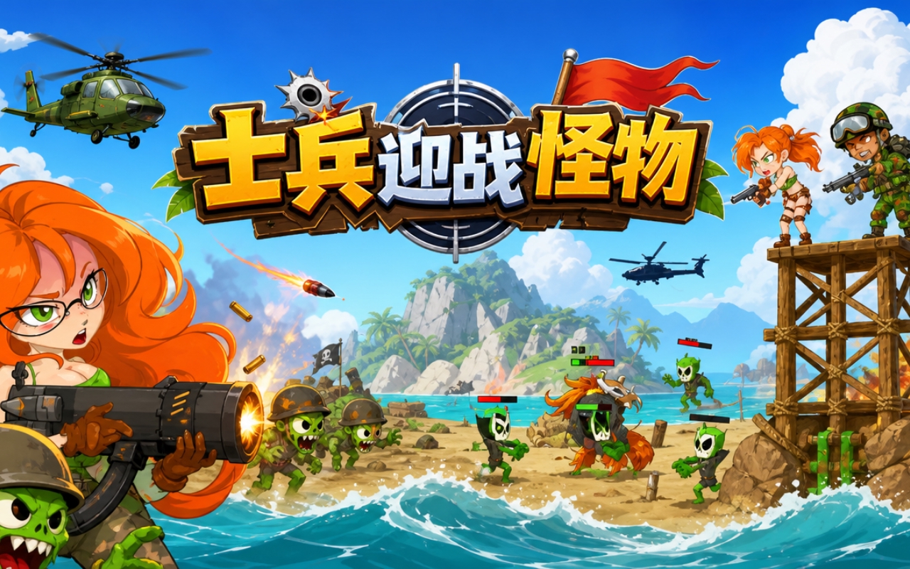 士兵迎战怪物