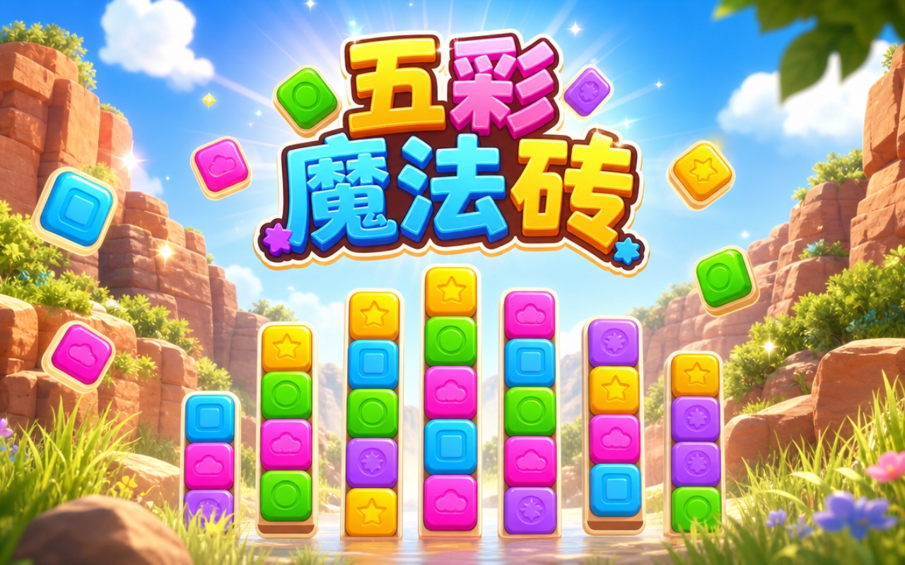 五彩魔法砖