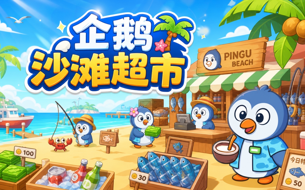 企鹅沙滩超市