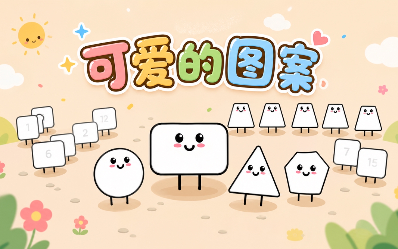 可爱的图案