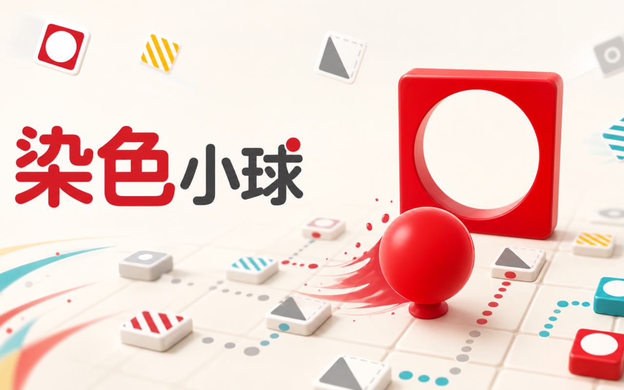 染色小球