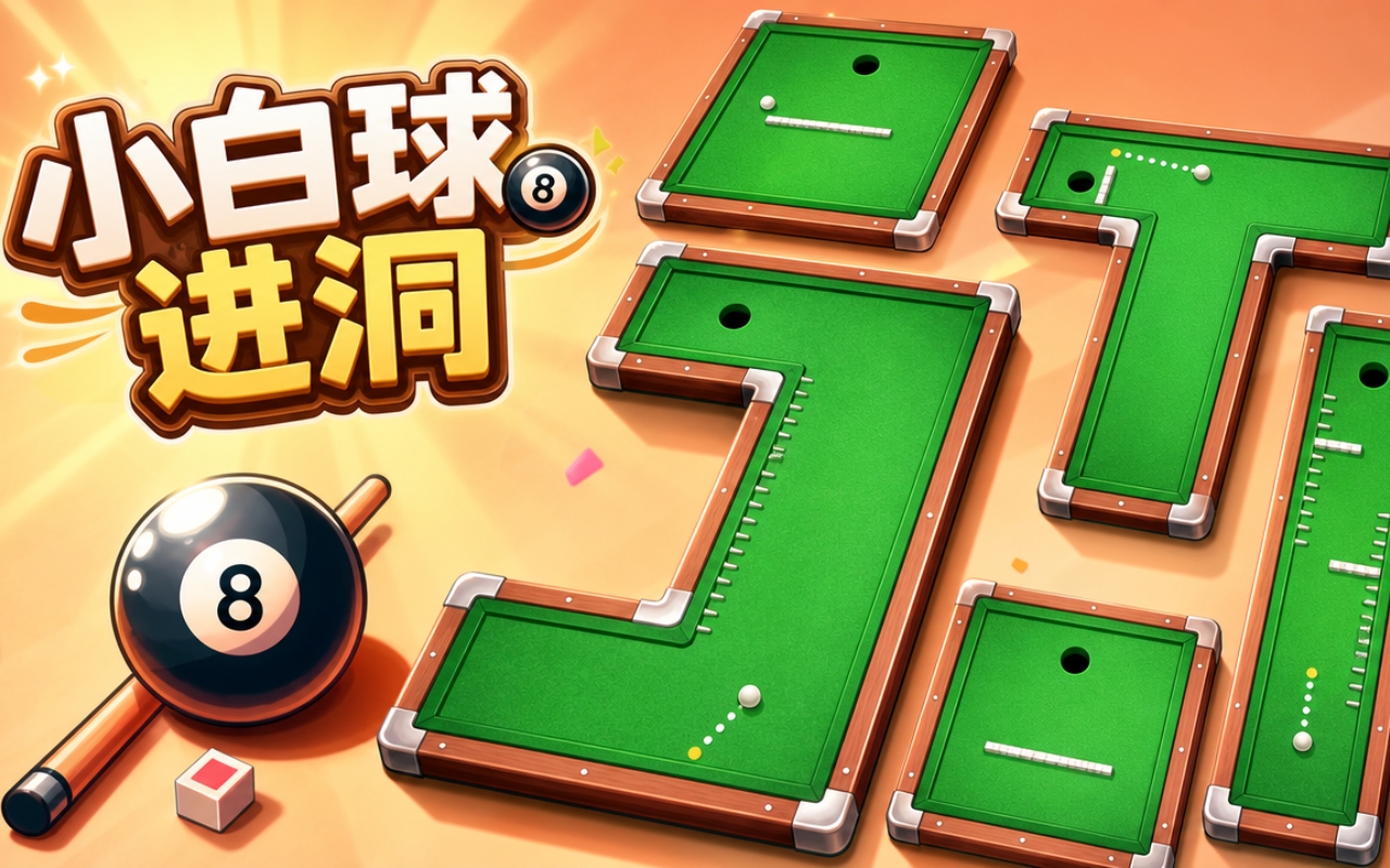 小白球进洞