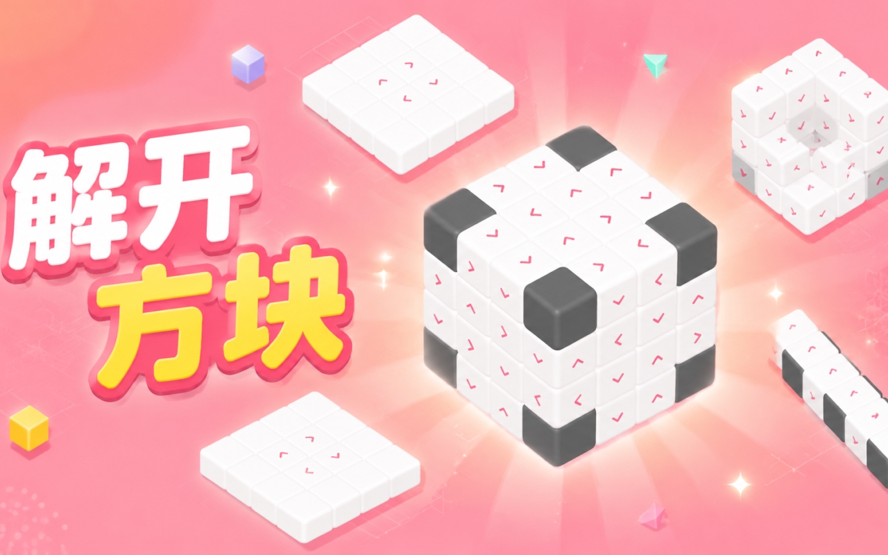 解开方块