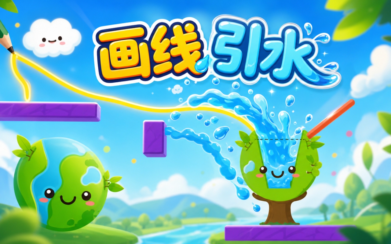 画线引水