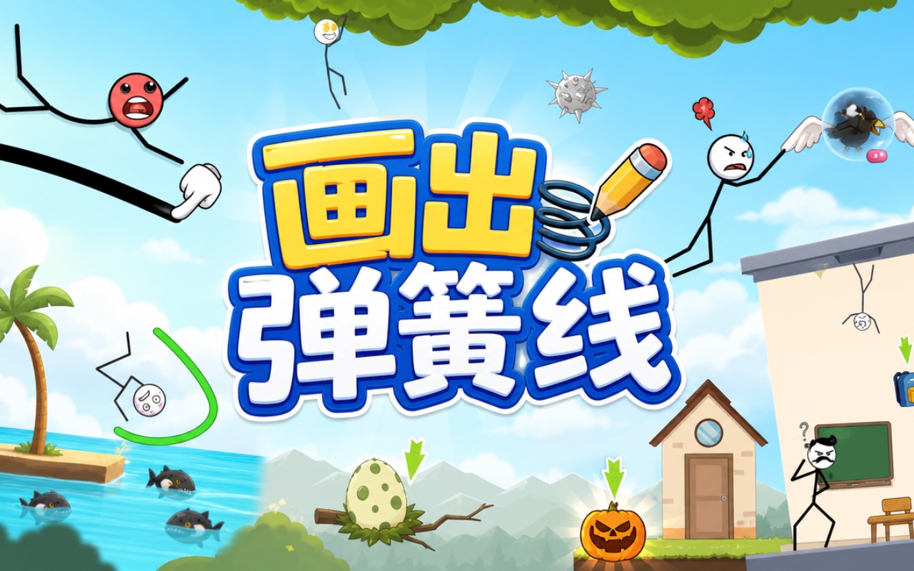 画出弹簧线