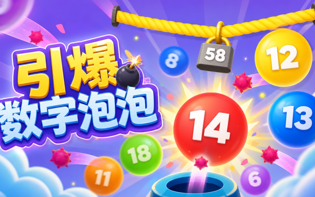 引爆数字泡泡