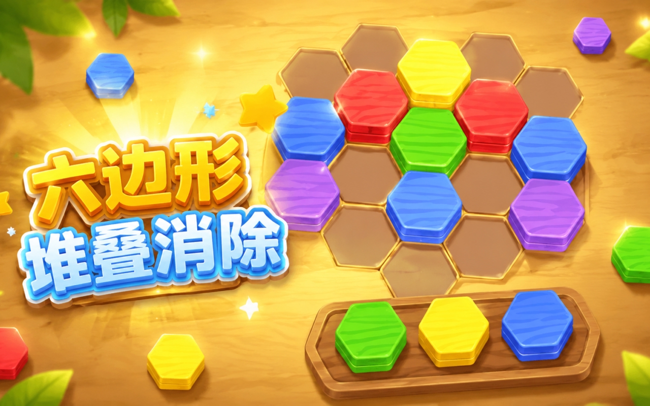 六边形堆叠消除