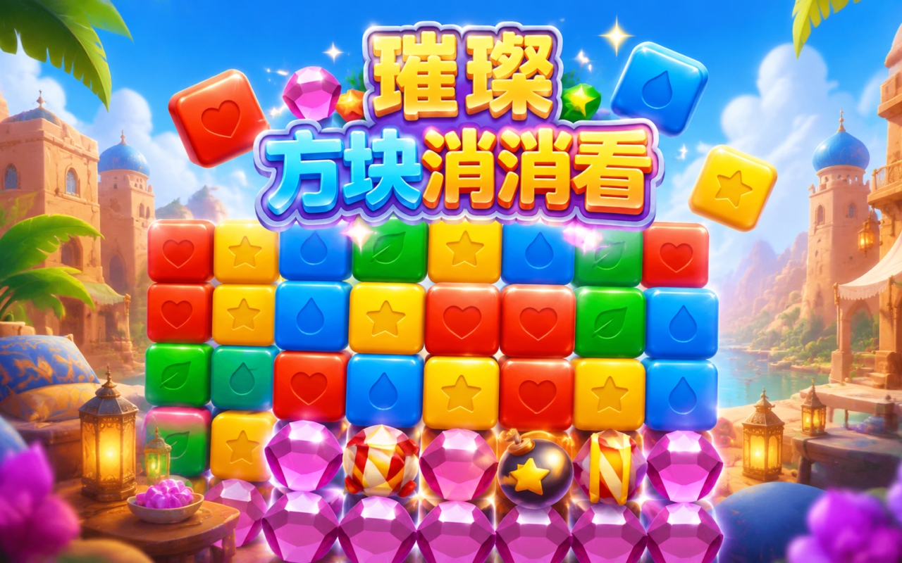 璀璨方块消消看