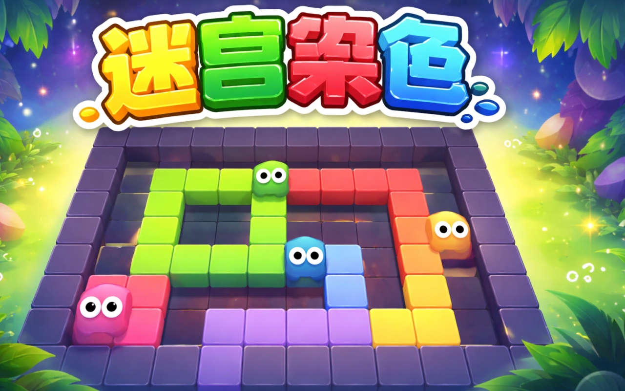 迷宫染色