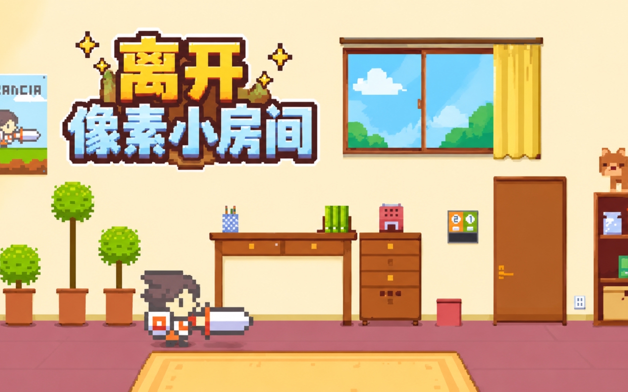 离开像素小房间