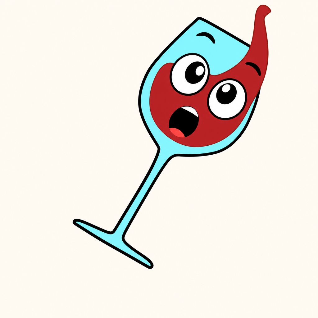 击倒酒杯