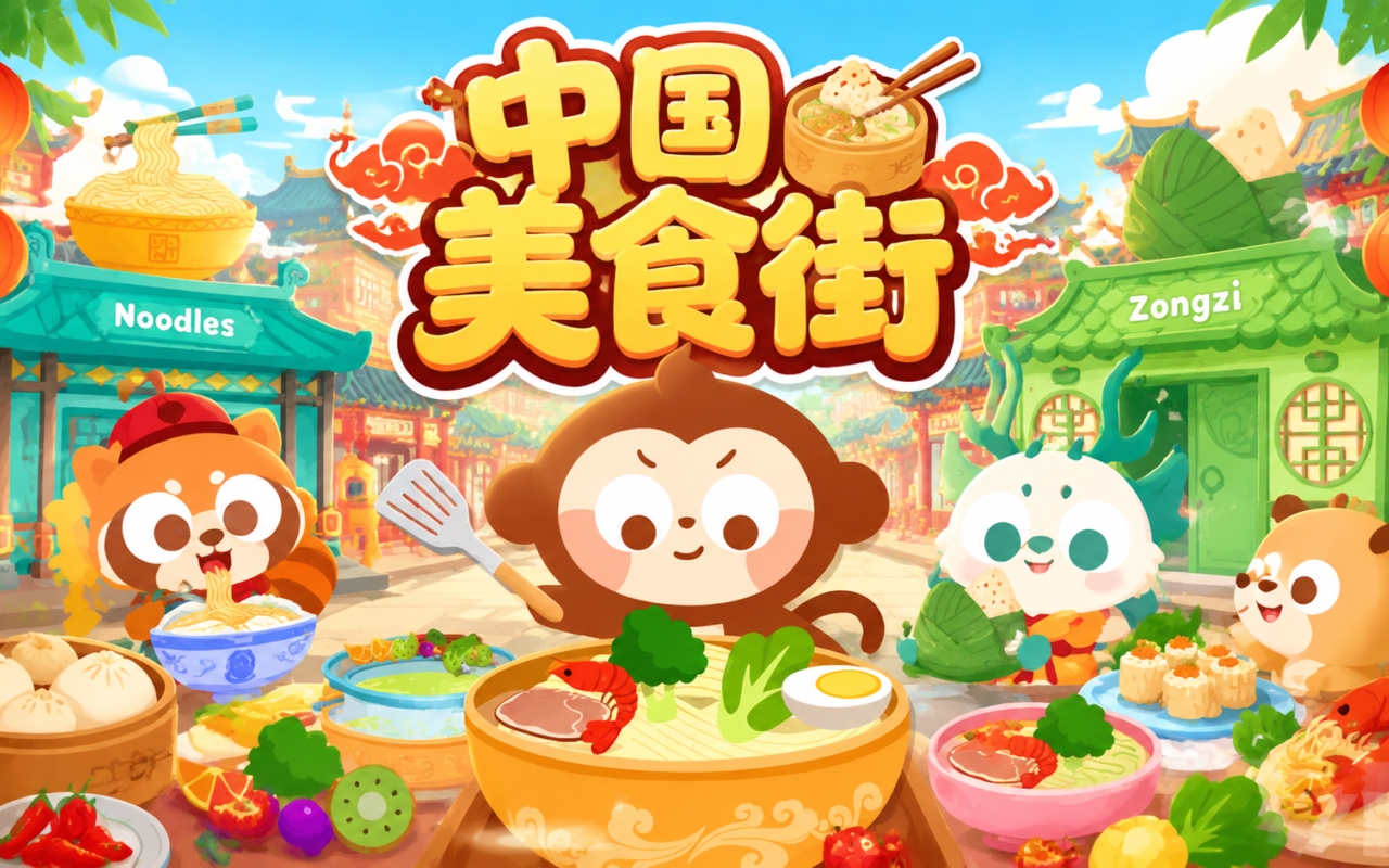 中国美食街