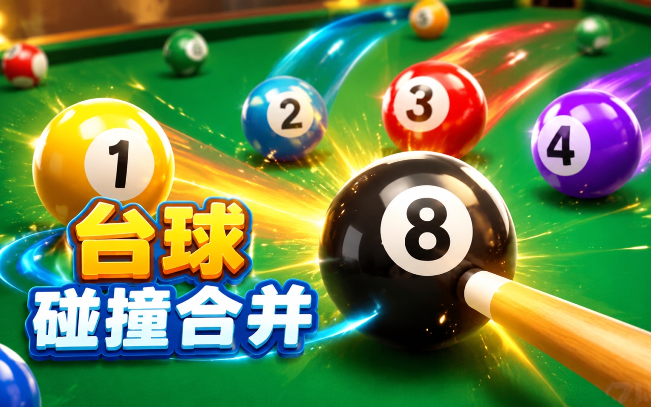 台球碰撞合并