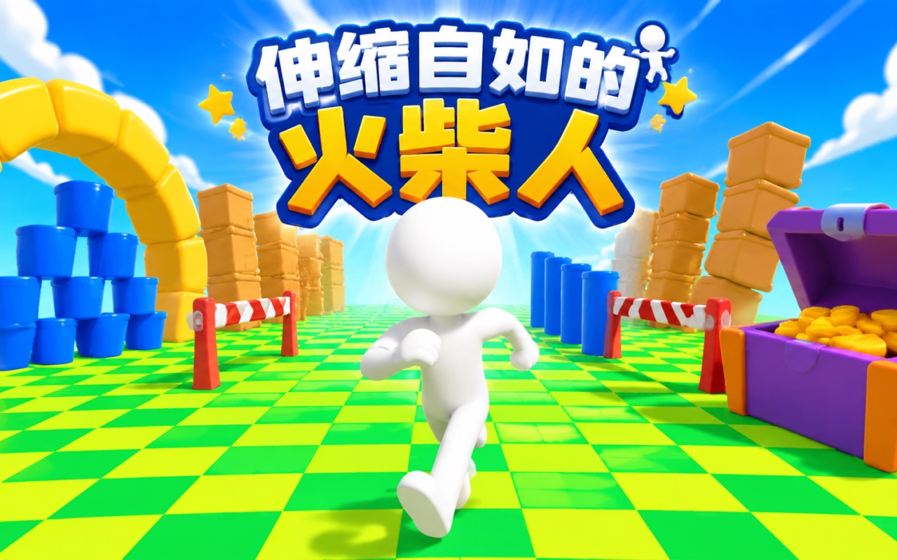 伸缩自如的火柴人