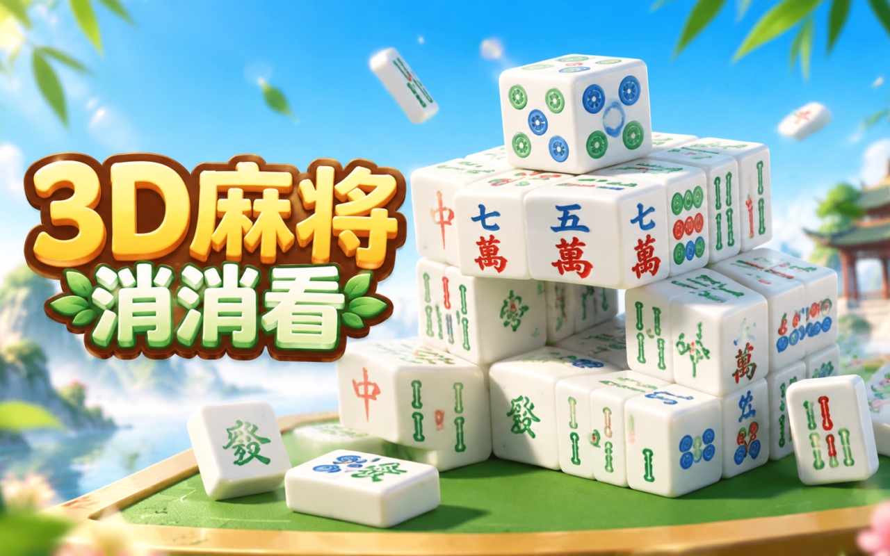3D麻将消消看