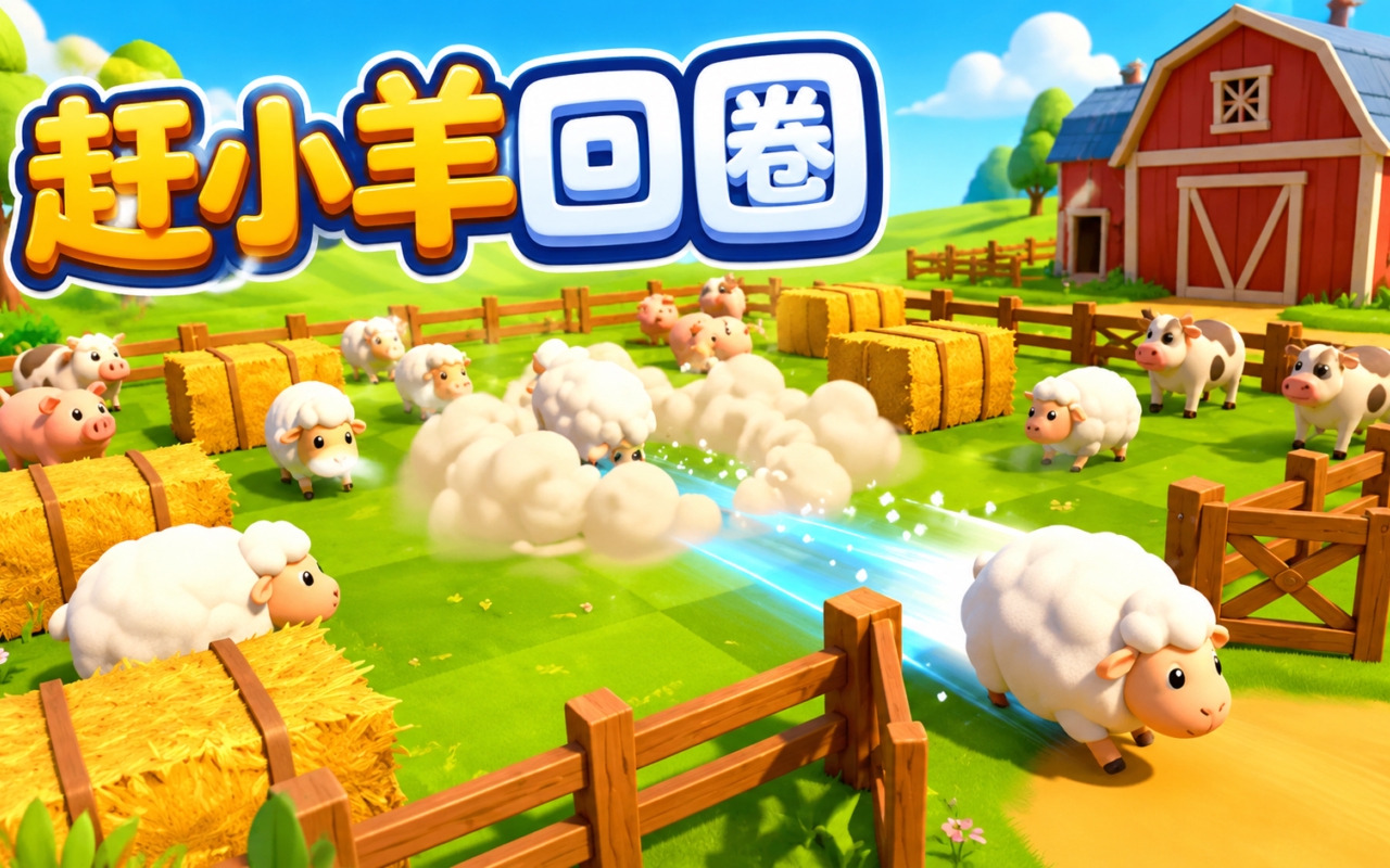 赶小羊回圈