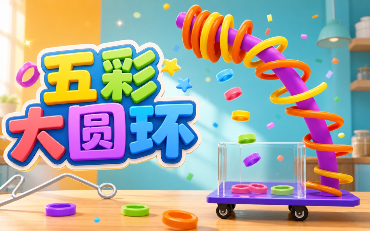 五彩大圆环
