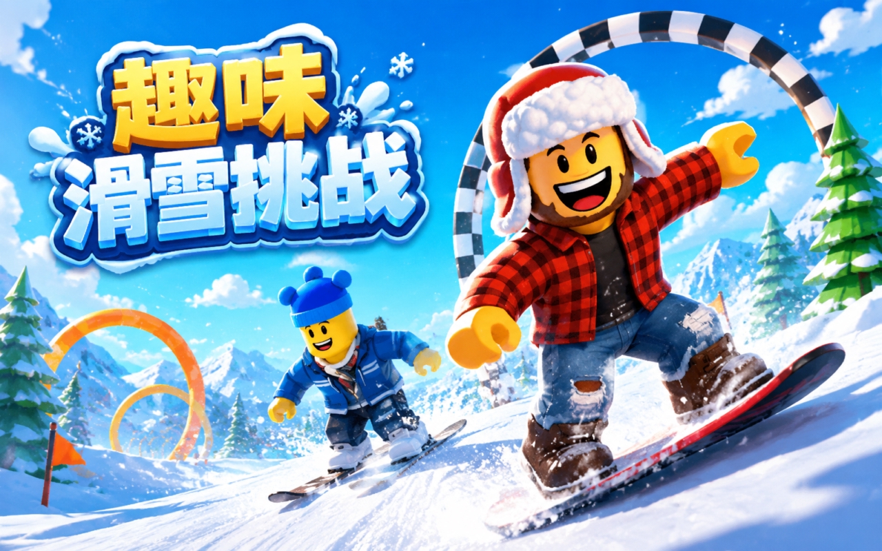 趣味滑雪挑战