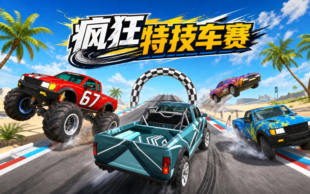 疯狂特技车赛