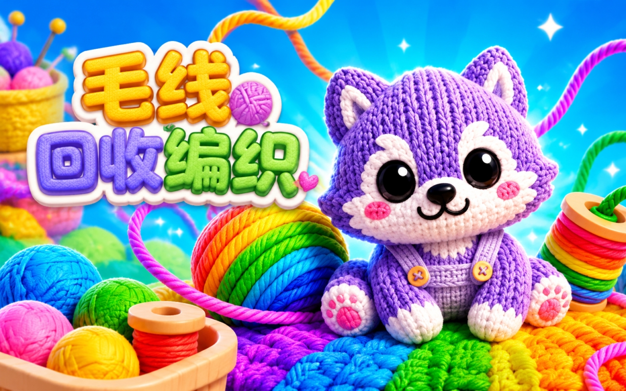 毛线回收编织