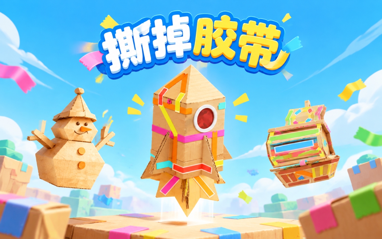 撕掉胶带