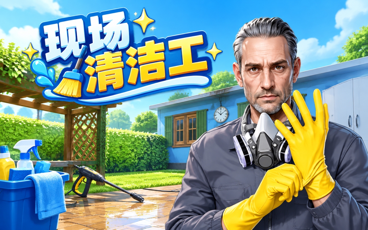 现场清洁工